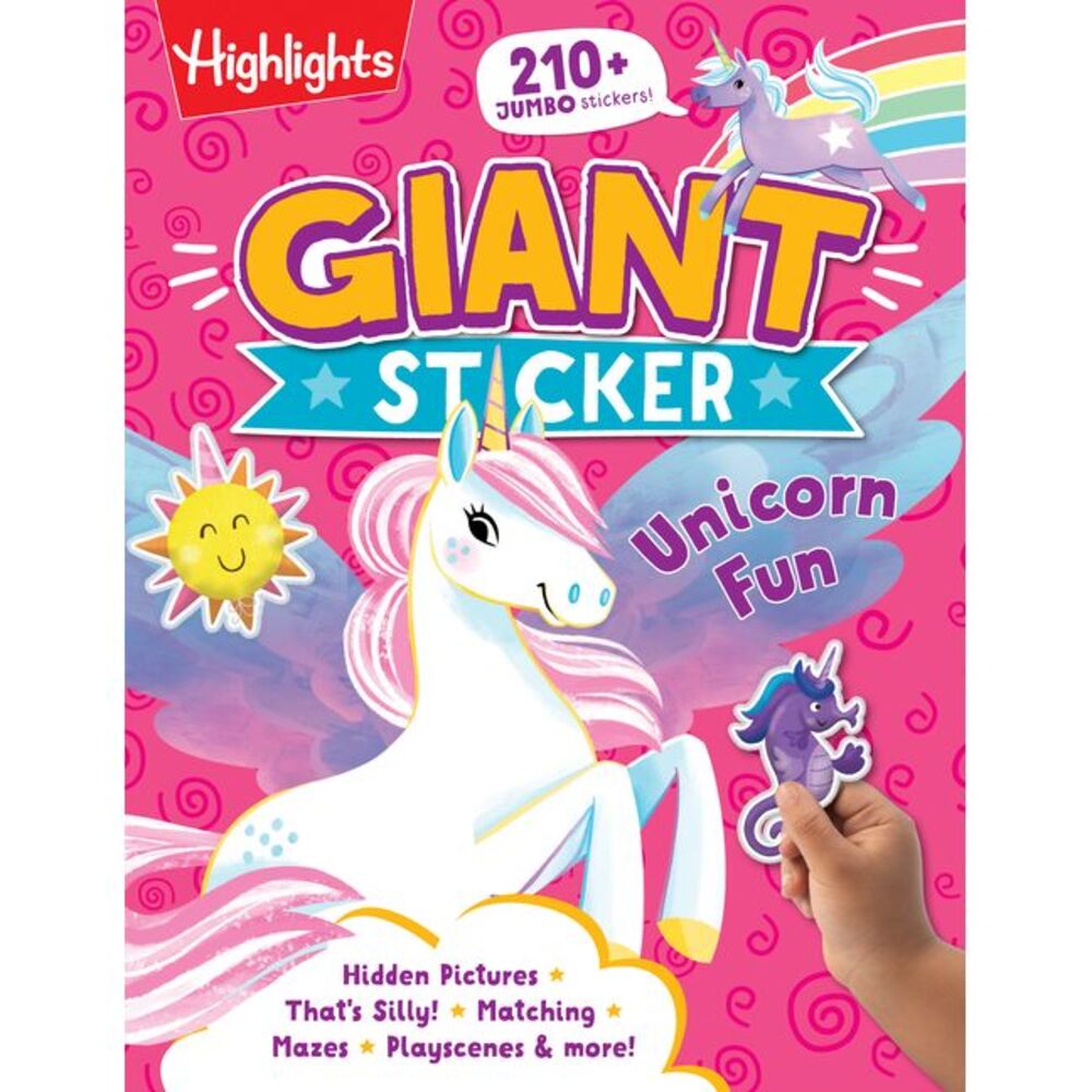 Giant Sticker Unicorn Fun -- Highlights